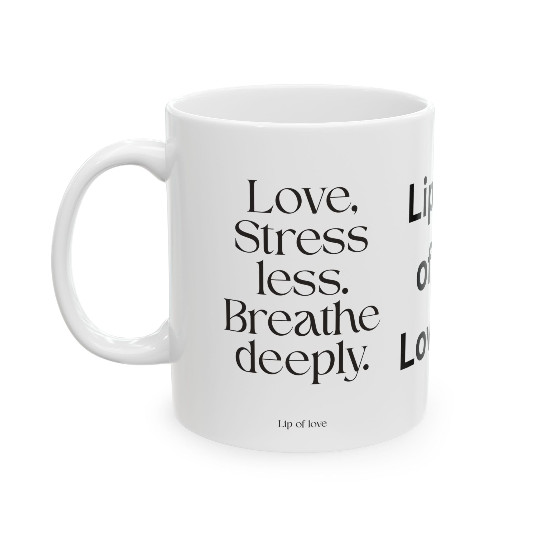 Love Inspired Ceramic Mug - Perfect for Valentine's Day and Everyday Moments