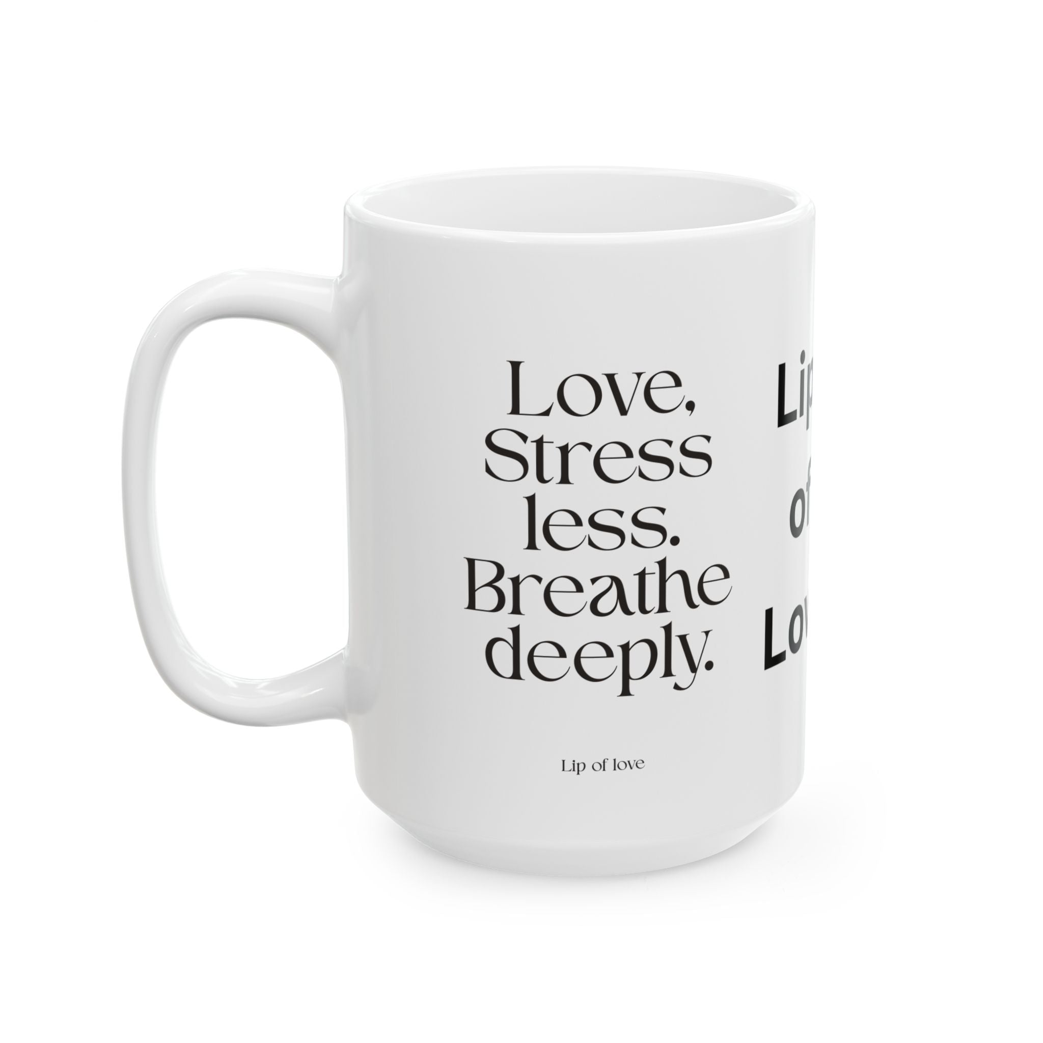 Love Inspired Ceramic Mug - Perfect for Valentine's Day and Everyday Moments