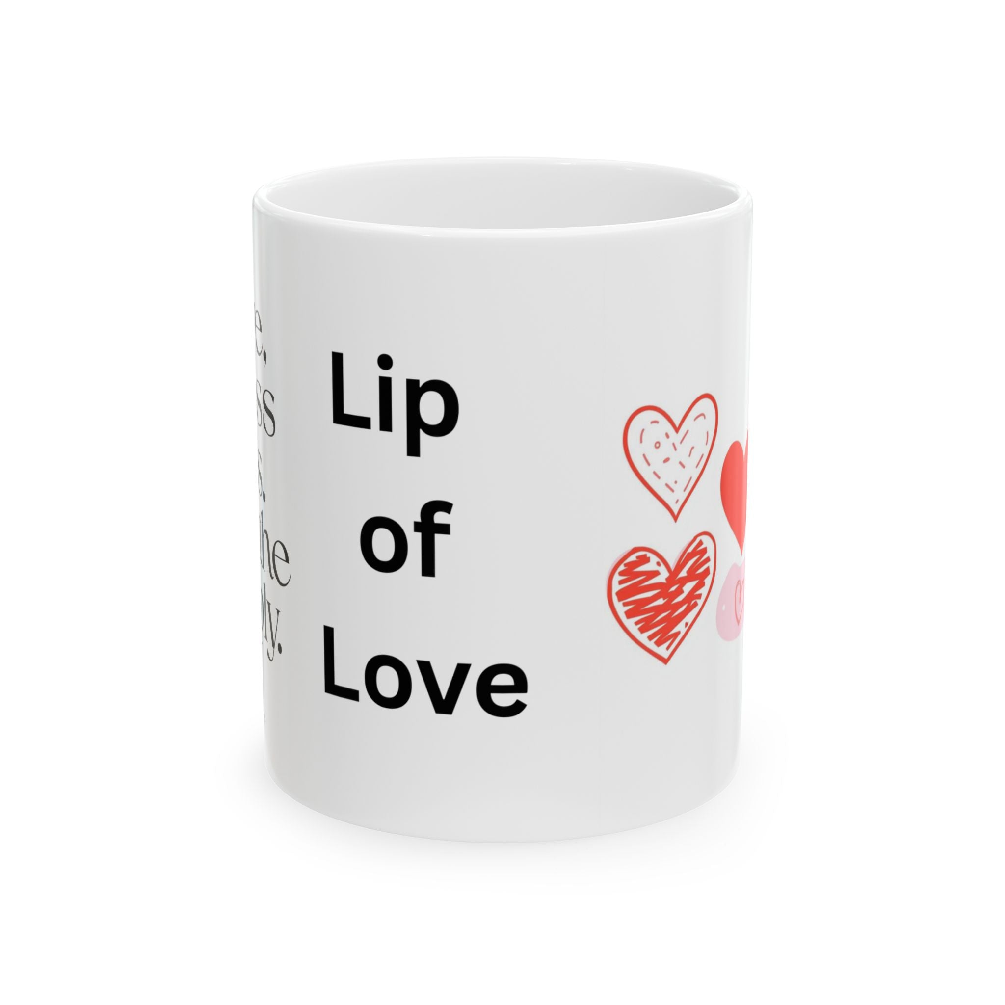 Love Inspired Ceramic Mug - Perfect for Valentine's Day and Everyday Moments