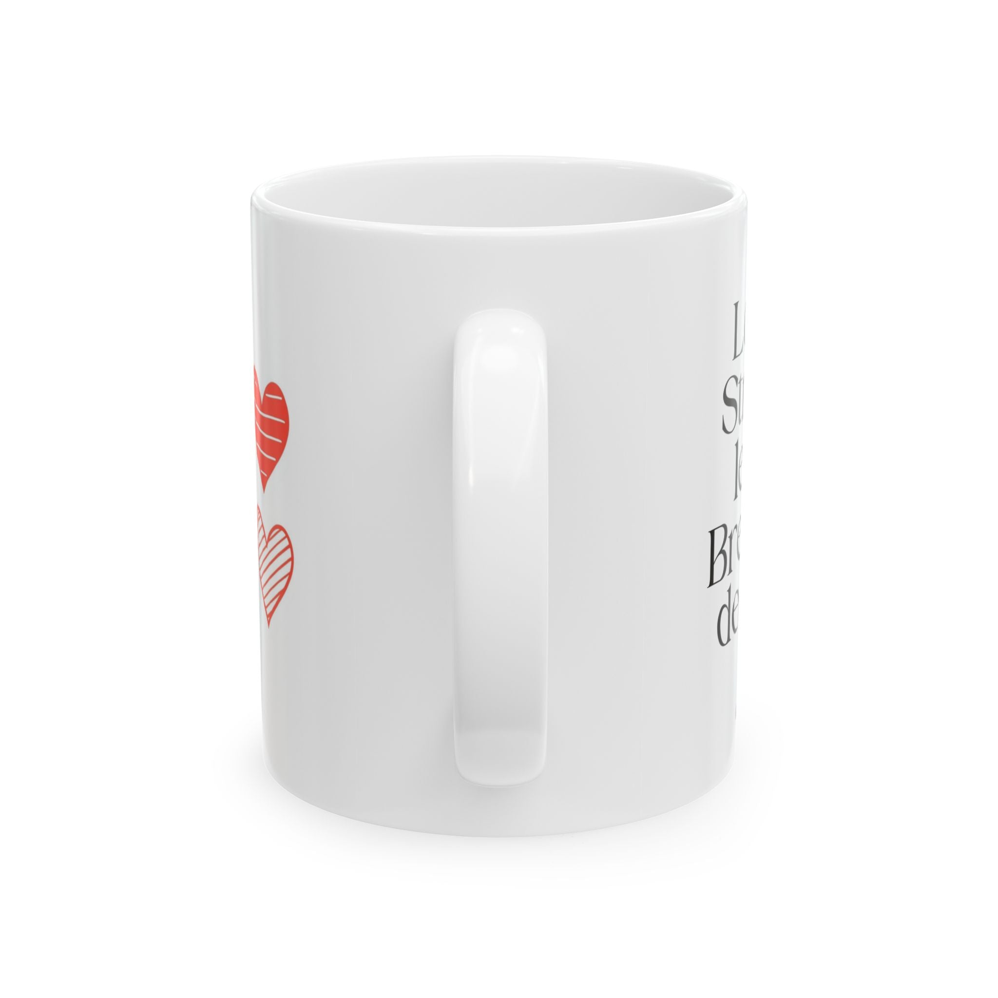 Love Inspired Ceramic Mug - Perfect for Valentine's Day and Everyday Moments