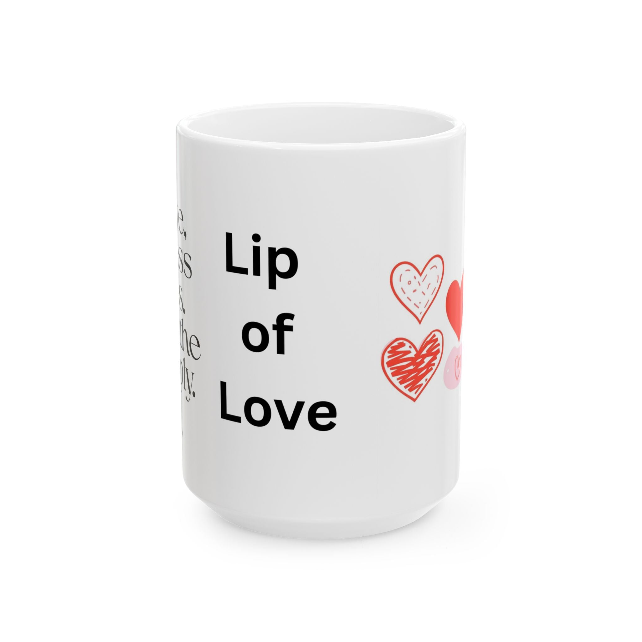 Love Inspired Ceramic Mug - Perfect for Valentine's Day and Everyday Moments