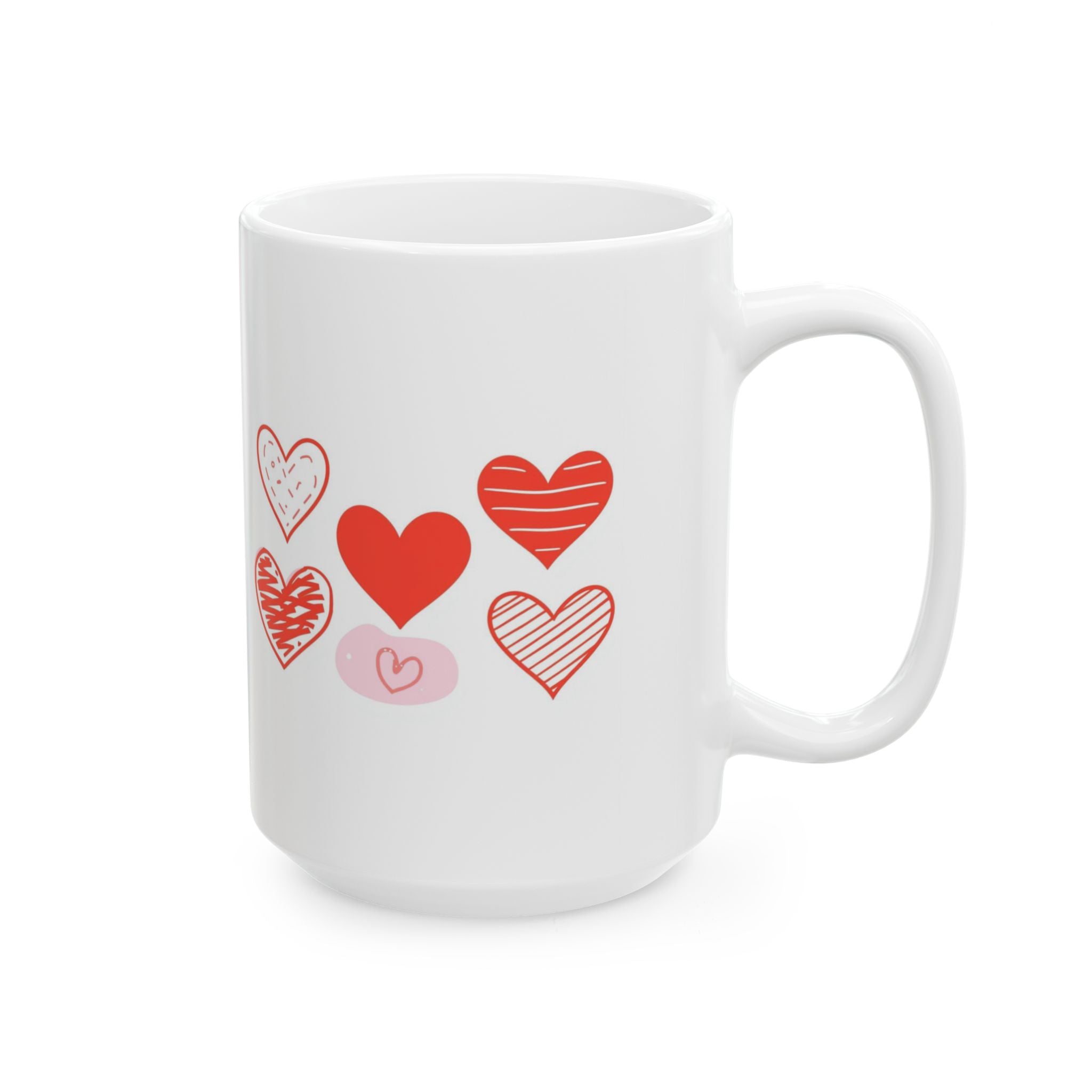 Love Inspired Ceramic Mug - Perfect for Valentine's Day and Everyday Moments