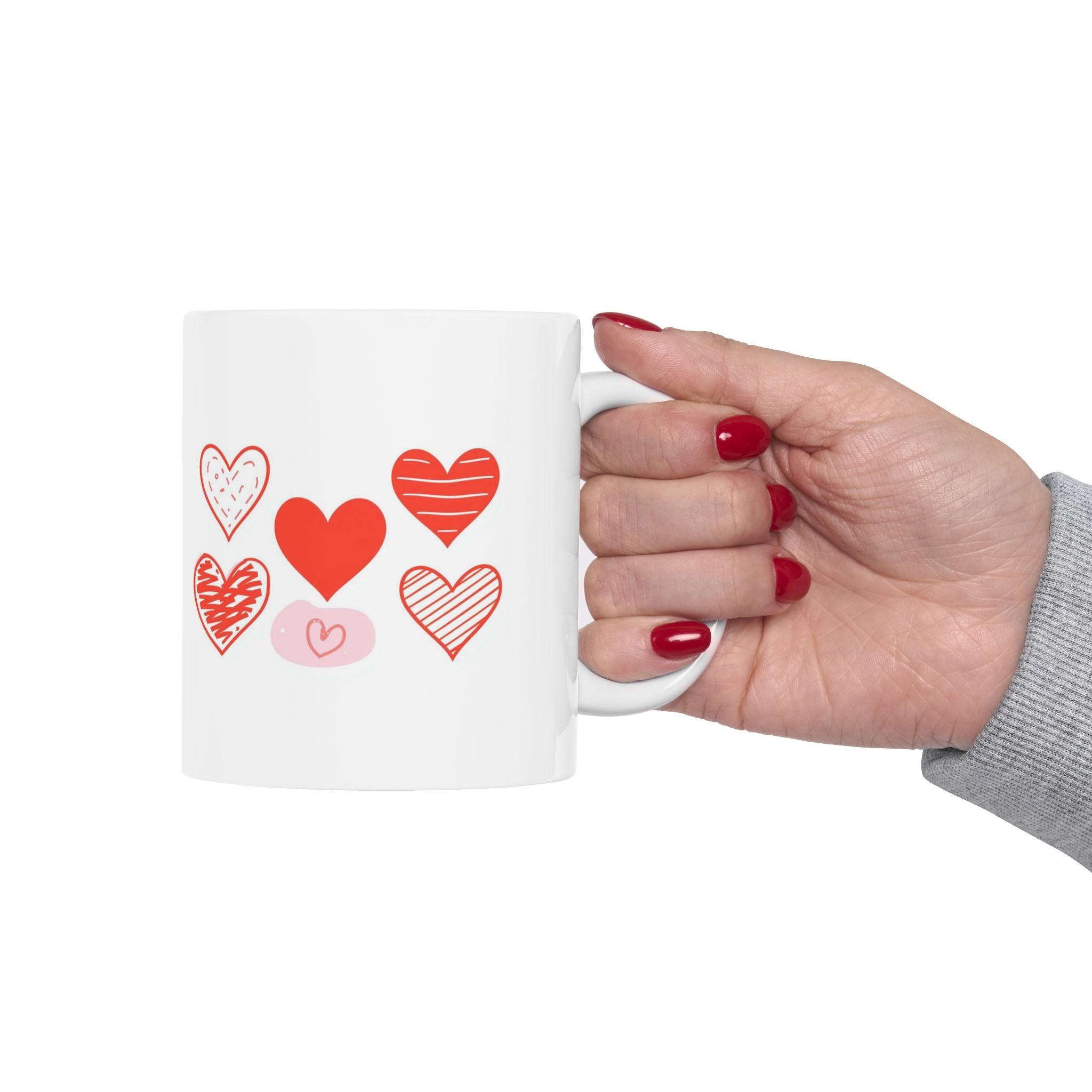 Love Inspired Ceramic Mug - Perfect for Valentine's Day and Everyday Moments