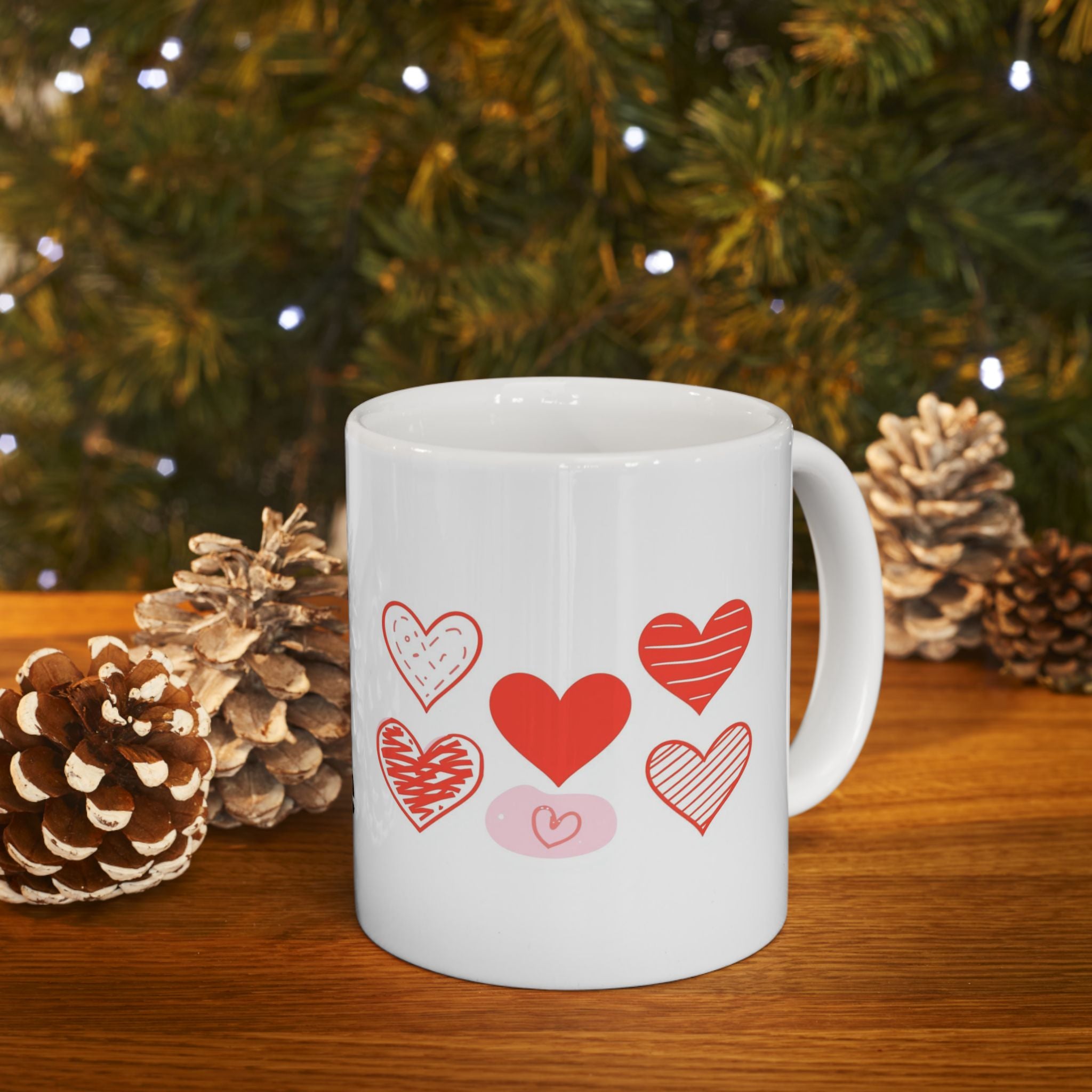Love Inspired Ceramic Mug - Perfect for Valentine's Day and Everyday Moments