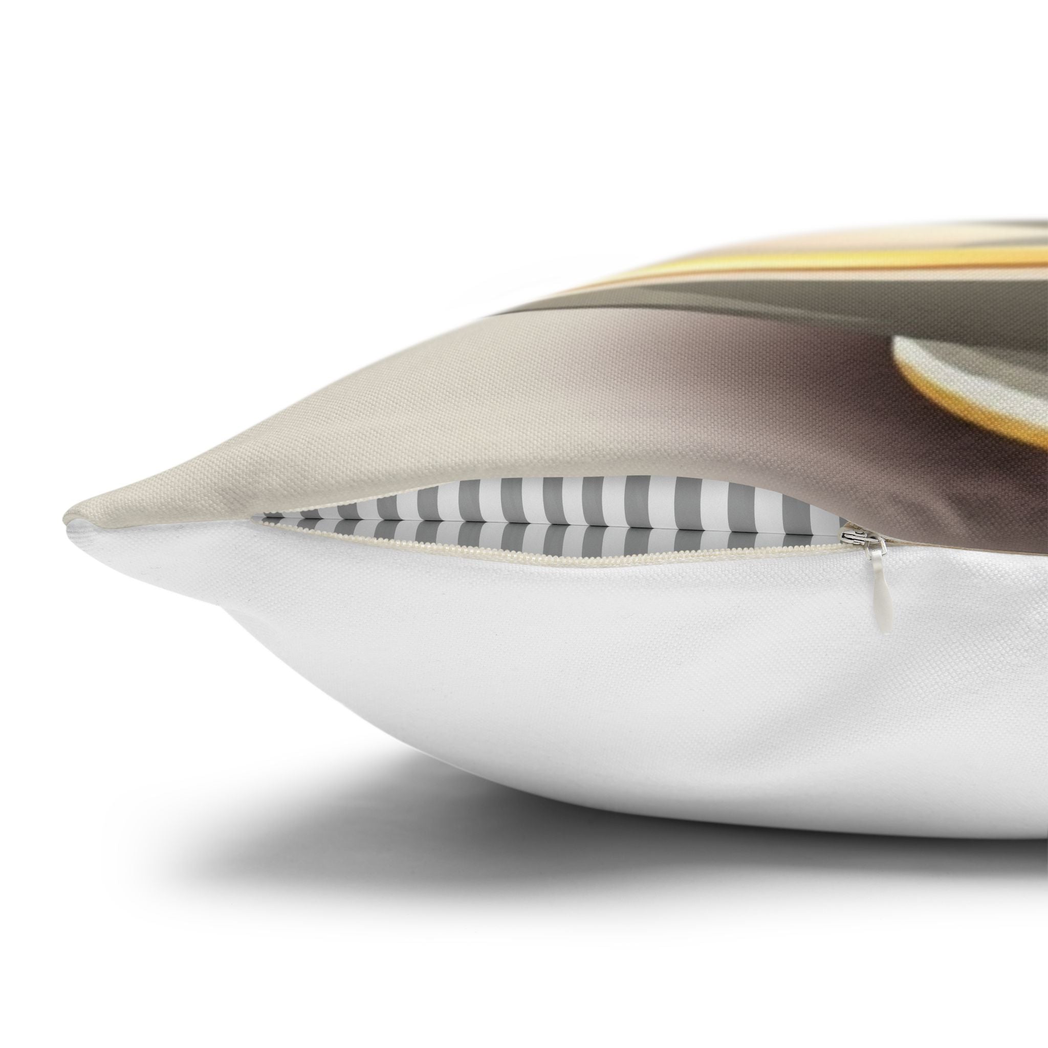 Cute Sleeping Kitten Decorative Pillowcase – Cozy Tea Cup Cat Cushion Cover